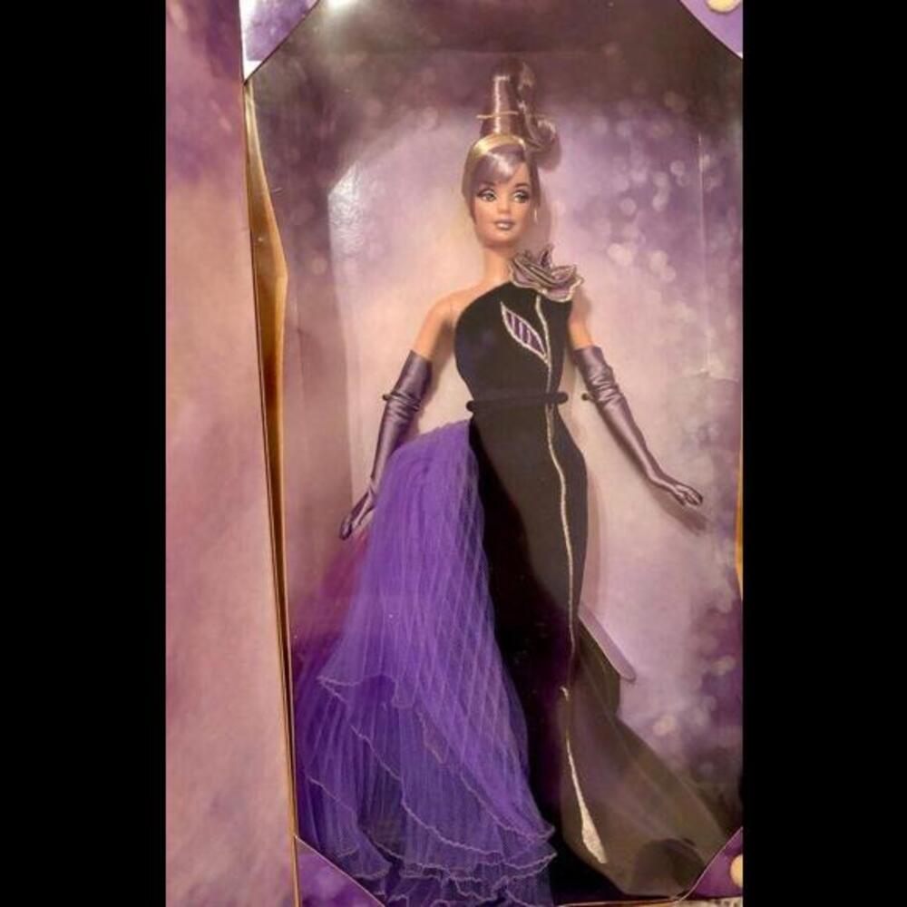 Mattel Barbie Bob Mackie Avon The Sterling Silver Rose Collectibles Doll New